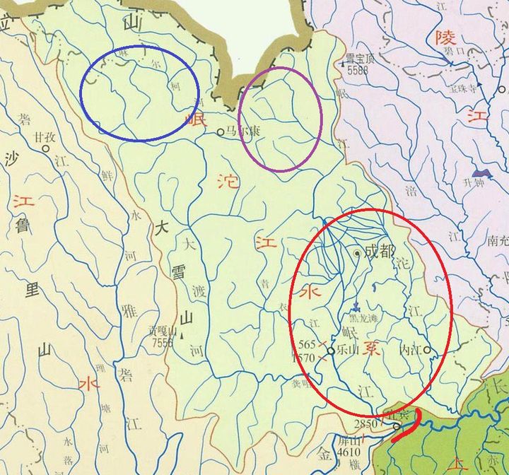 南水北调西二线和岷沱江运河工程,这俩都是在四川境内,用的是同一个