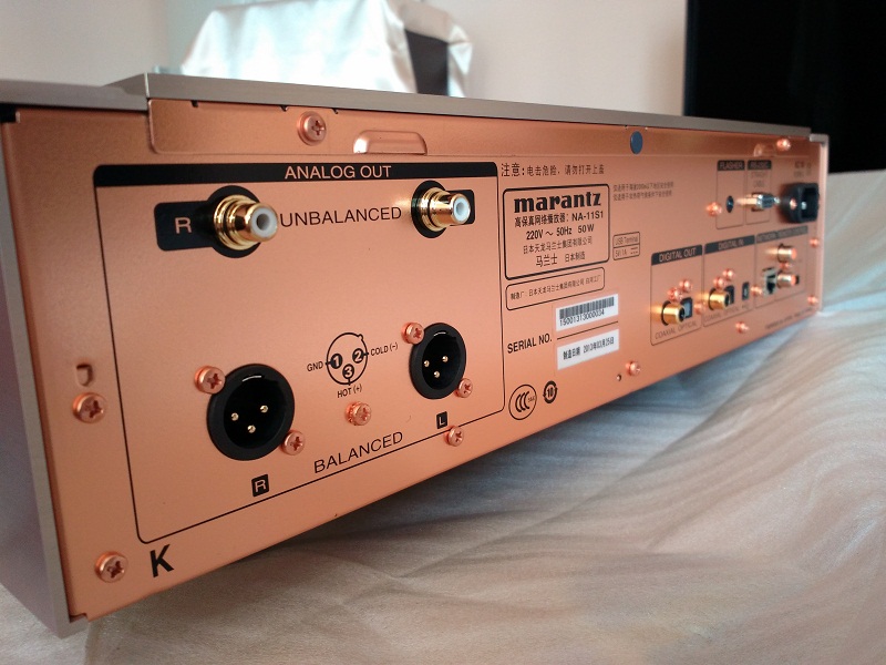 【器材开箱与简评】marantz na-11s1(马兰士60周年纪念款网播)