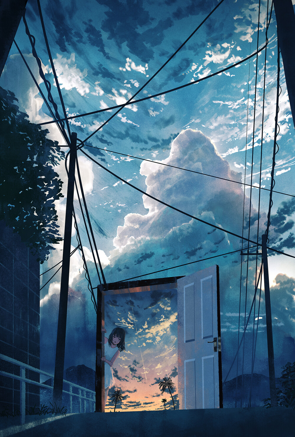 手机壁纸|二次元竖屏壁纸 小清新意境插画第15期 by:b站盐泽 2021年5