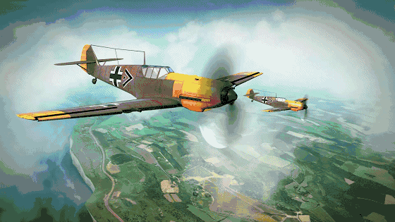 二战题材的游戏屡见不鲜,比如: 但对于战争中飞机的刻画缺非常少