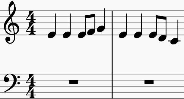 简谱旋律线_简单旋律简谱(2)