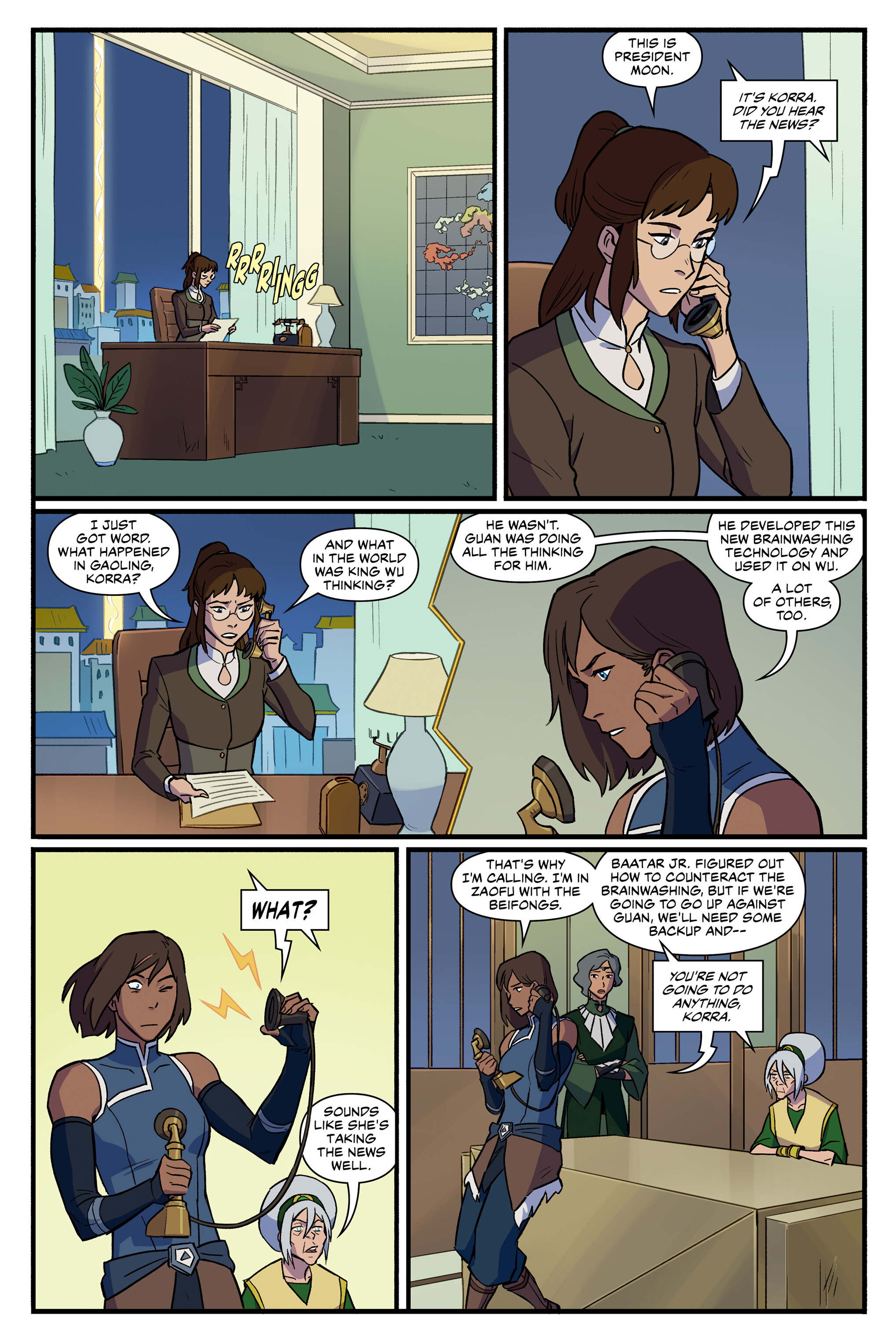 the legend of korra 科拉传奇漫画 ruins of the empire 帝国陨落
