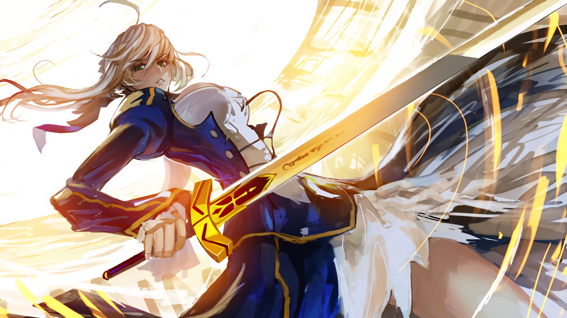【电脑高清壁纸裁剪】saber,光明磊落真挚下的不列颠之王01