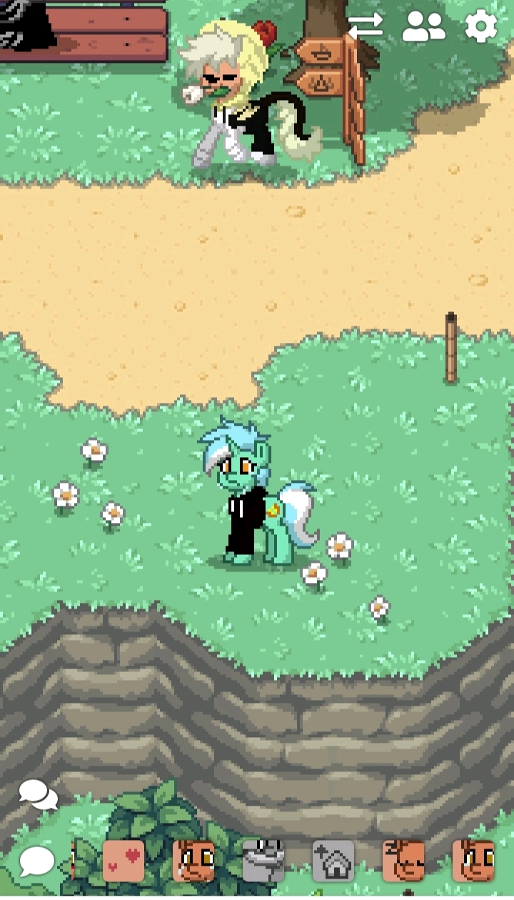 背景小马 天琴(ponytown)