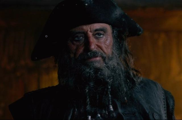 《加勒比海盗》中黑胡子船长的形象