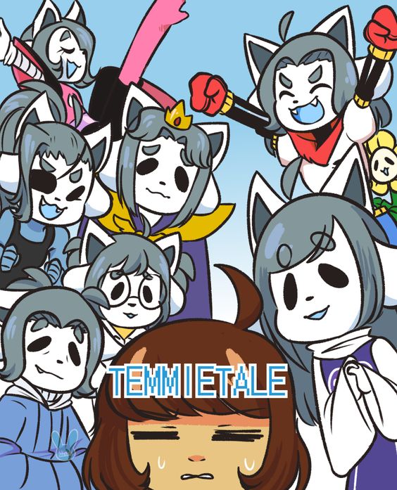 undertale传说之下精美人物图包temmiefrisk篇