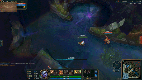 初步结论:小炮的w比女警的e强大!