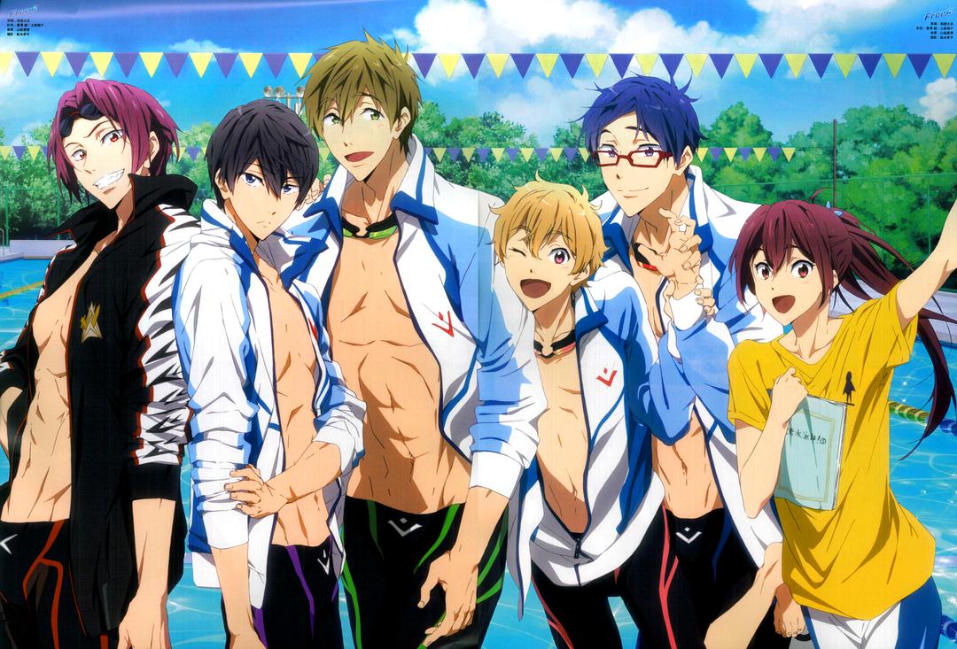 《free!》第一季的销量达到了卷均2万9千余张,第二季卷均2万2千余张