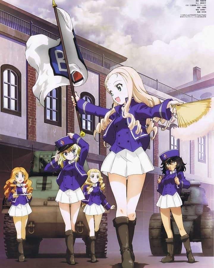 《少女与战车》版权绘补完计划第五弹 bc自由学院