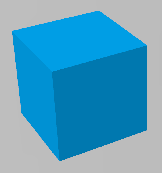 3dbuilder中的立方体