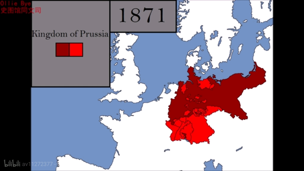 德意志第二帝国疆域(深红普鲁士王国)