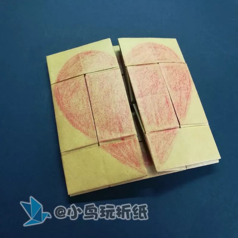 网红表白神器 折纸无限翻的视频教程 无需胶水