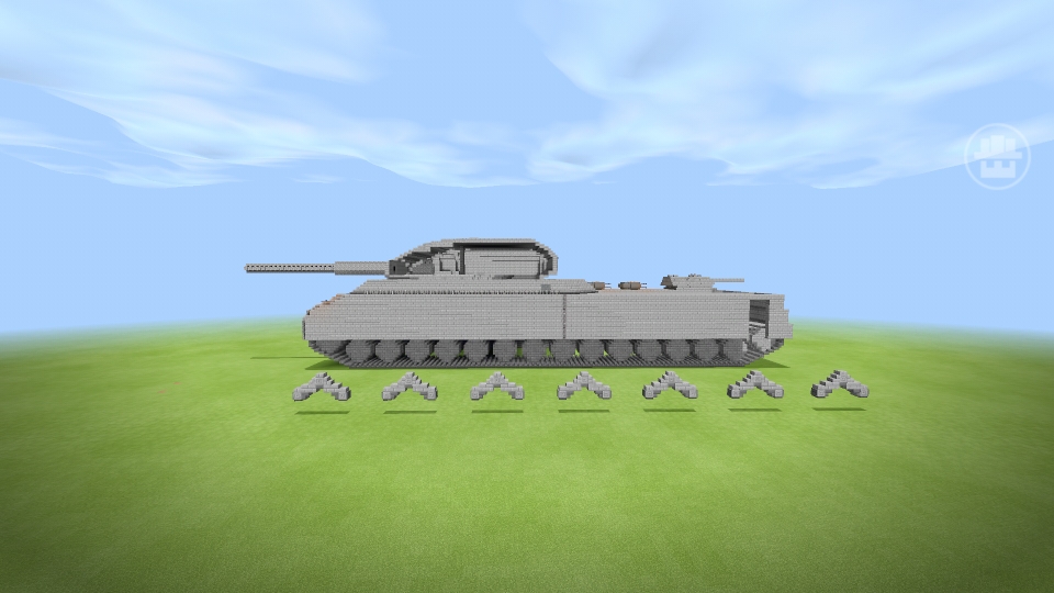在我的世界造p1000巨鼠坦克!