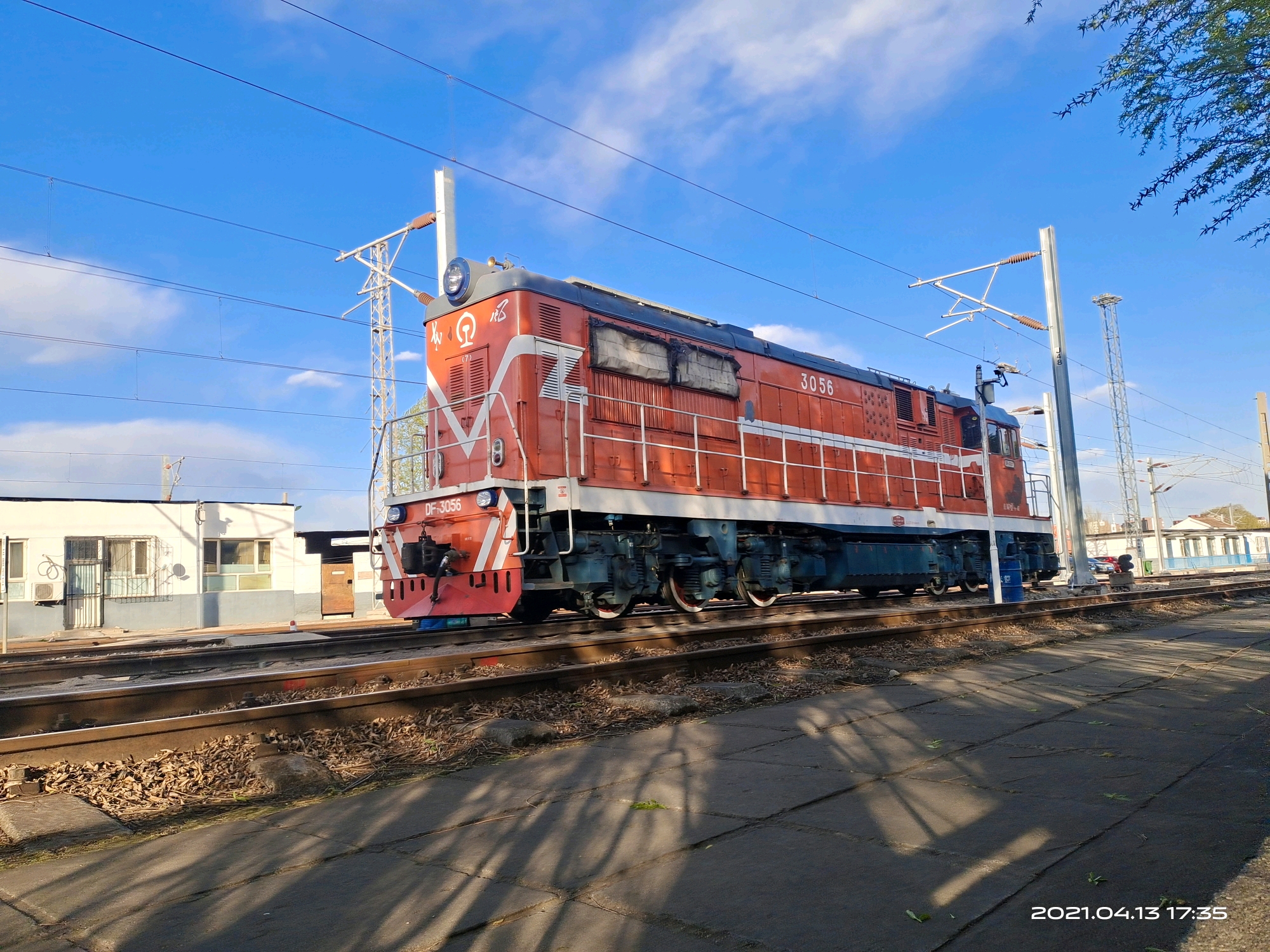 东风7c型(橘子)-3056号内燃机车(调车)