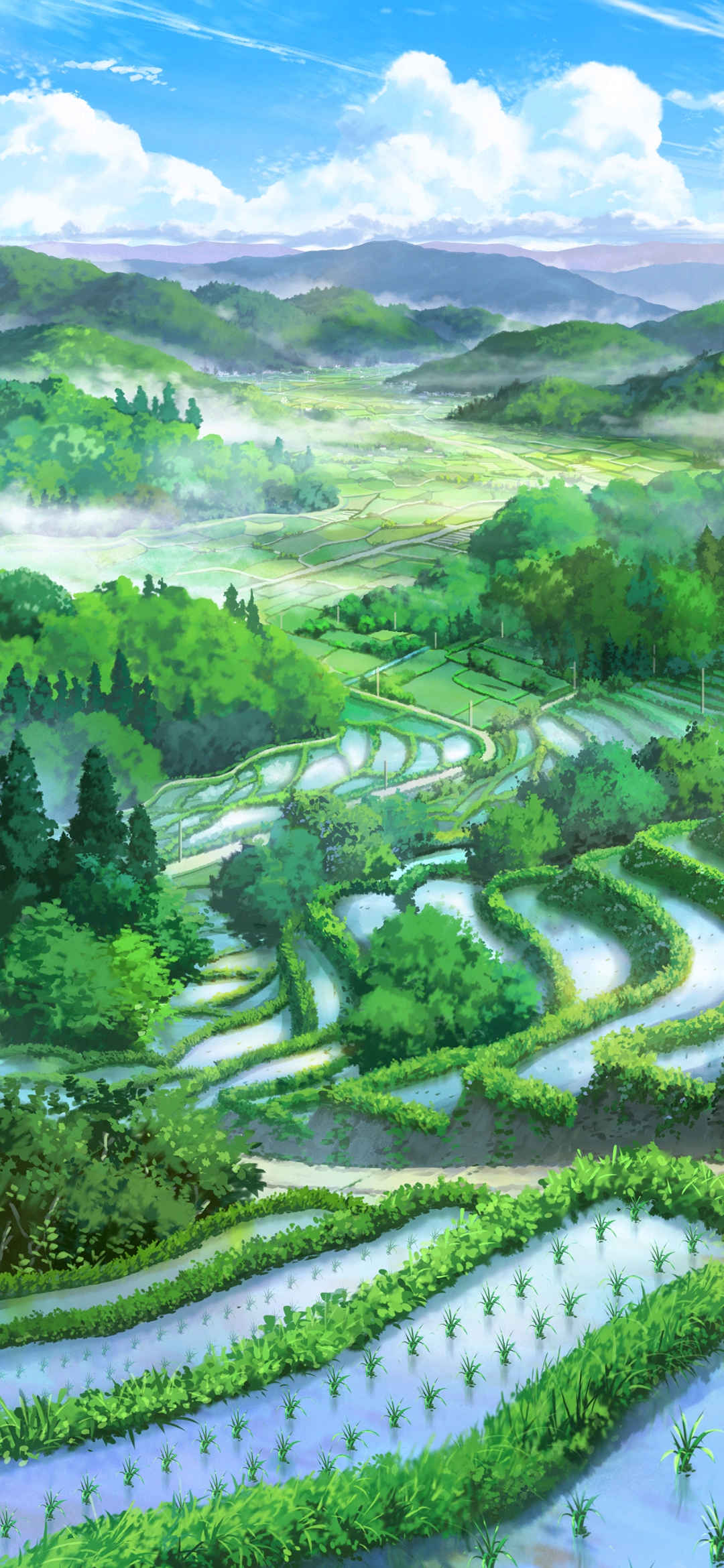 二次元全面屏手机壁纸福利|动漫场景,风景篇2