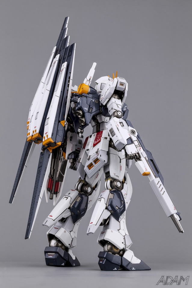 [小t高达秀]rx-93 ν rg牛高达喷涂作品