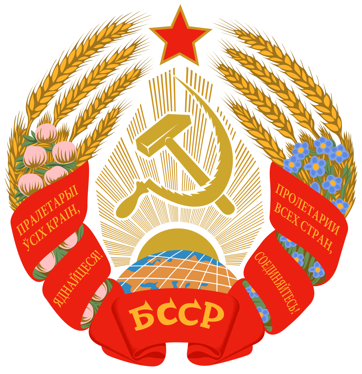 国家标志白俄罗斯国徽与国歌