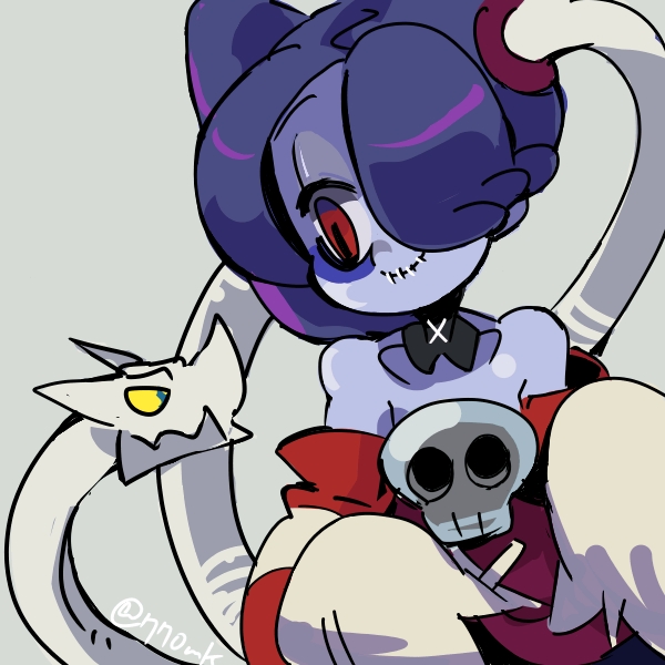 手机游戏 骷髅女孩(skullgirls)杂图 有些质量低的我就跳过了 丝魁莉