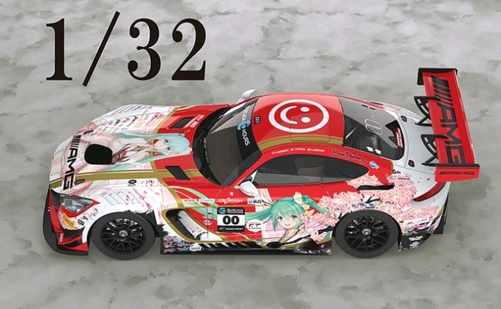 最新gsr痛车goodsmileracing初音未来amg2018suzuka10hver