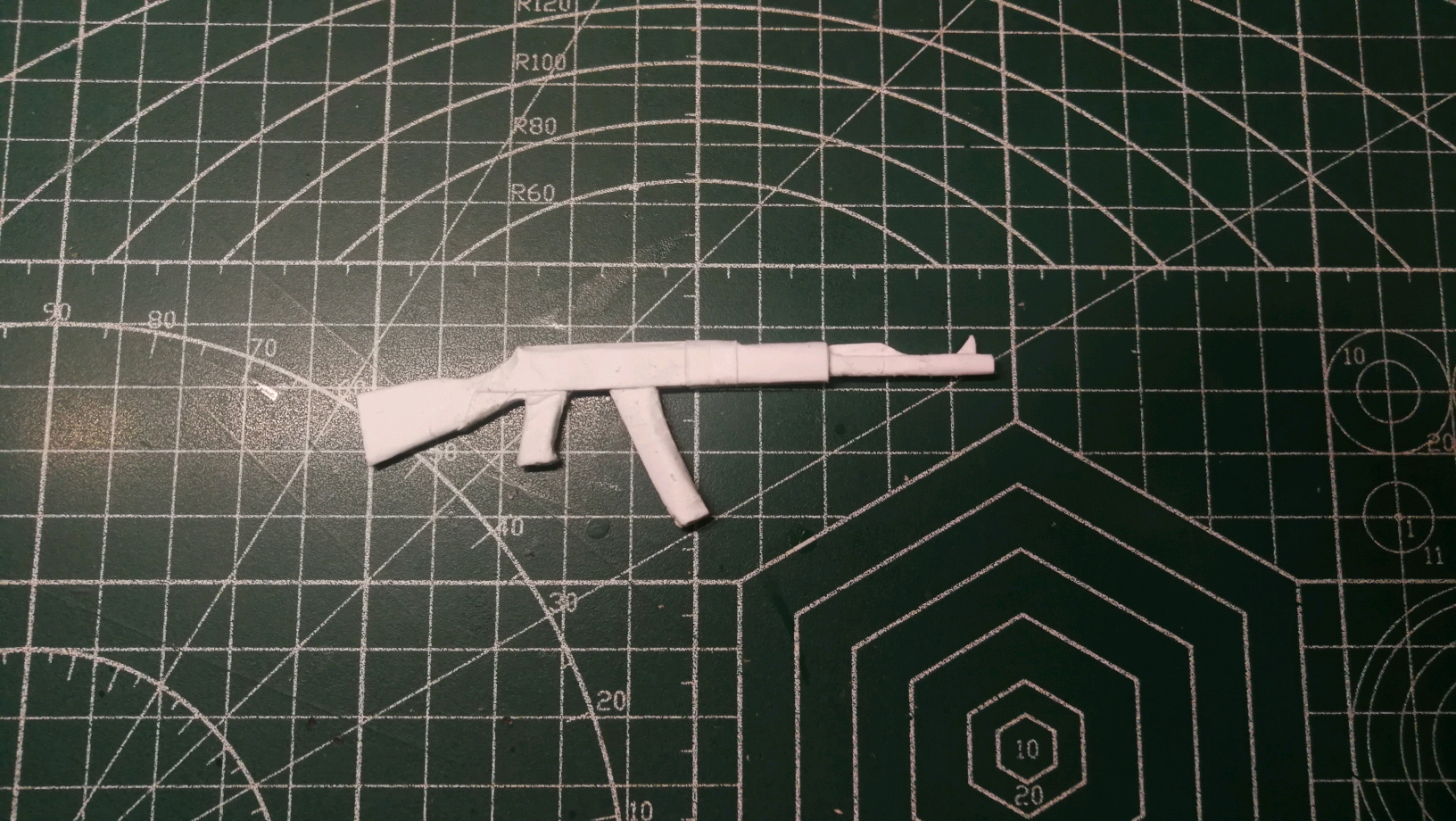 【吃鸡利器】ak47折纸作品