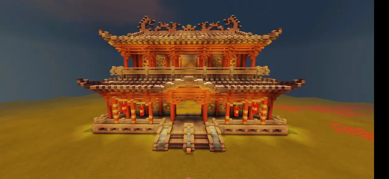 我的世界中式建筑欣赏