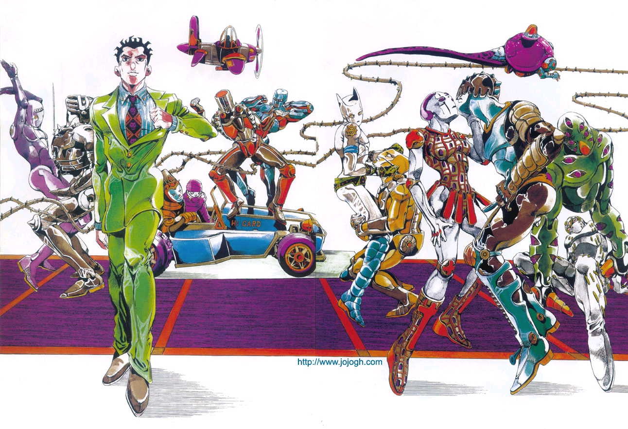 jojo的奇妙冒险《jojo a-go!go!》画集分享(3)