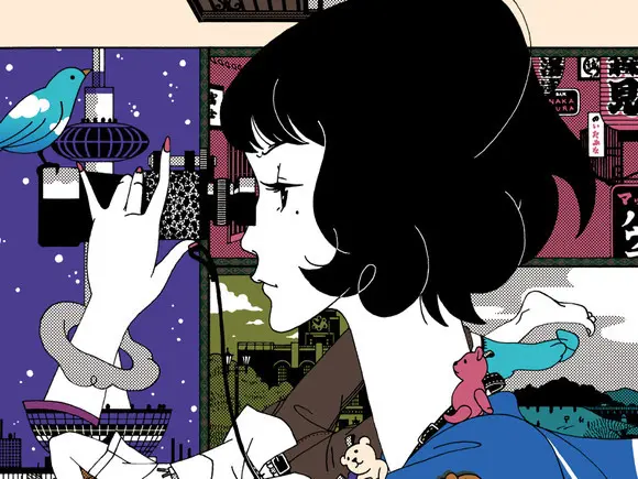 不知道为什么我总觉得四叠半有种画风相似之处近来一直生活在困顿之中，