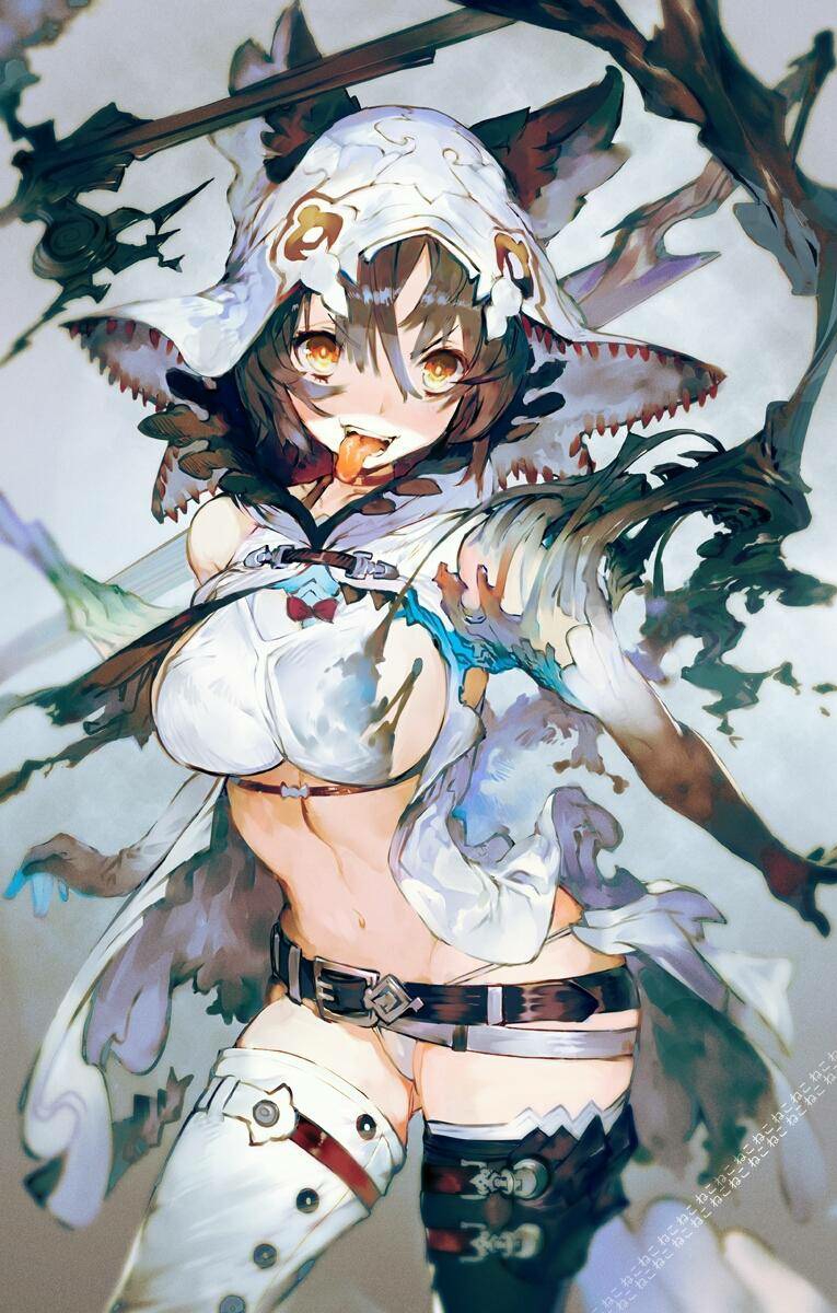 动漫美图(萌新日更)战斗类少女