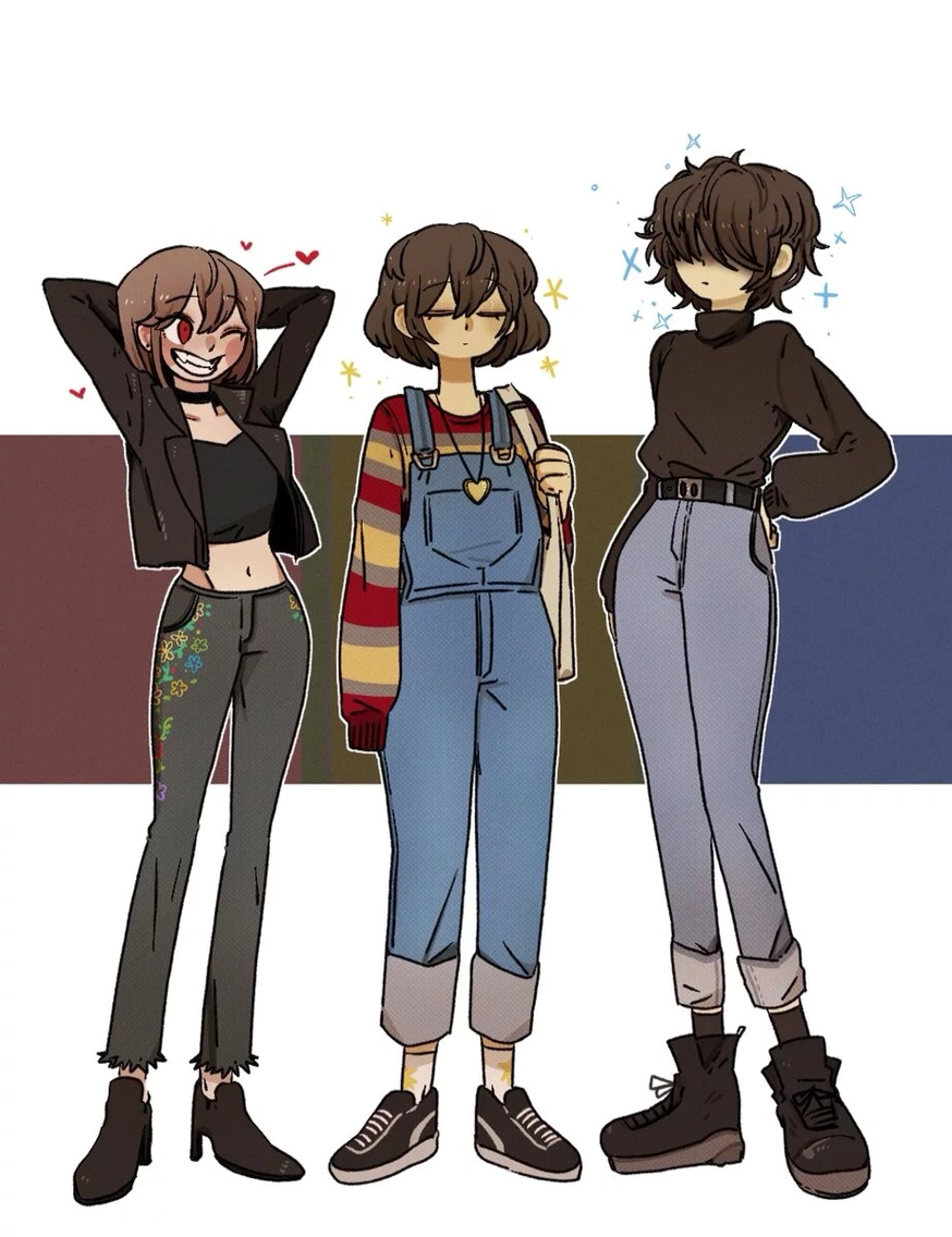 传说之下【undertale】美图图集 frisk+chara篇 第一期