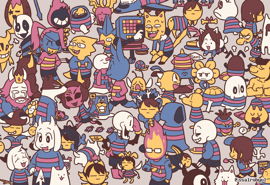 【undertale】传说之下在精美人物图包 (杂图篇)