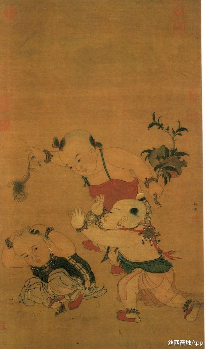 扎冲天鬏,穿肚兜,打赤脚,我永远喜欢哪吒