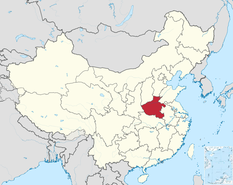 河南省在中国的位置