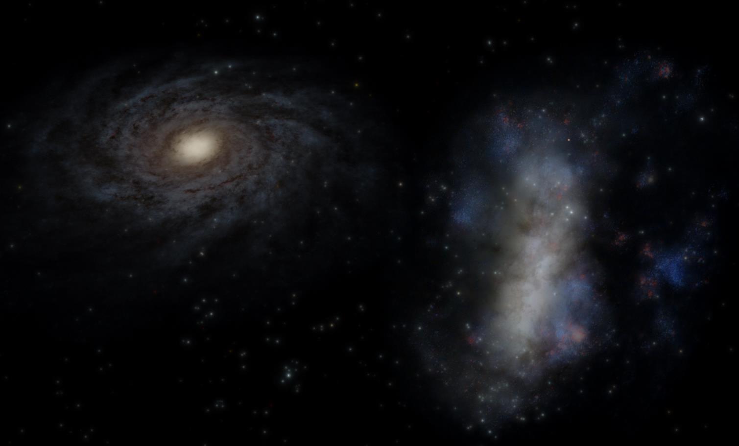 在大麦哲伦星系中,能看到银河系的全貌吗?