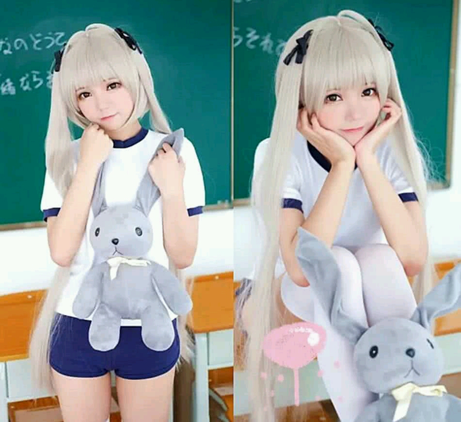未成年**cos穹妹,体操服加元气少女,氵友:我要等你长大!