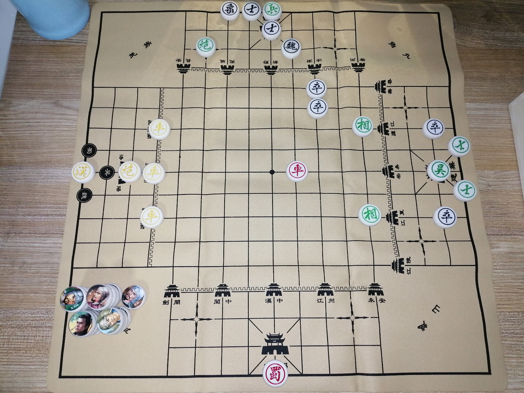 三国演弈棋排局欣赏威武单车蜀先胜