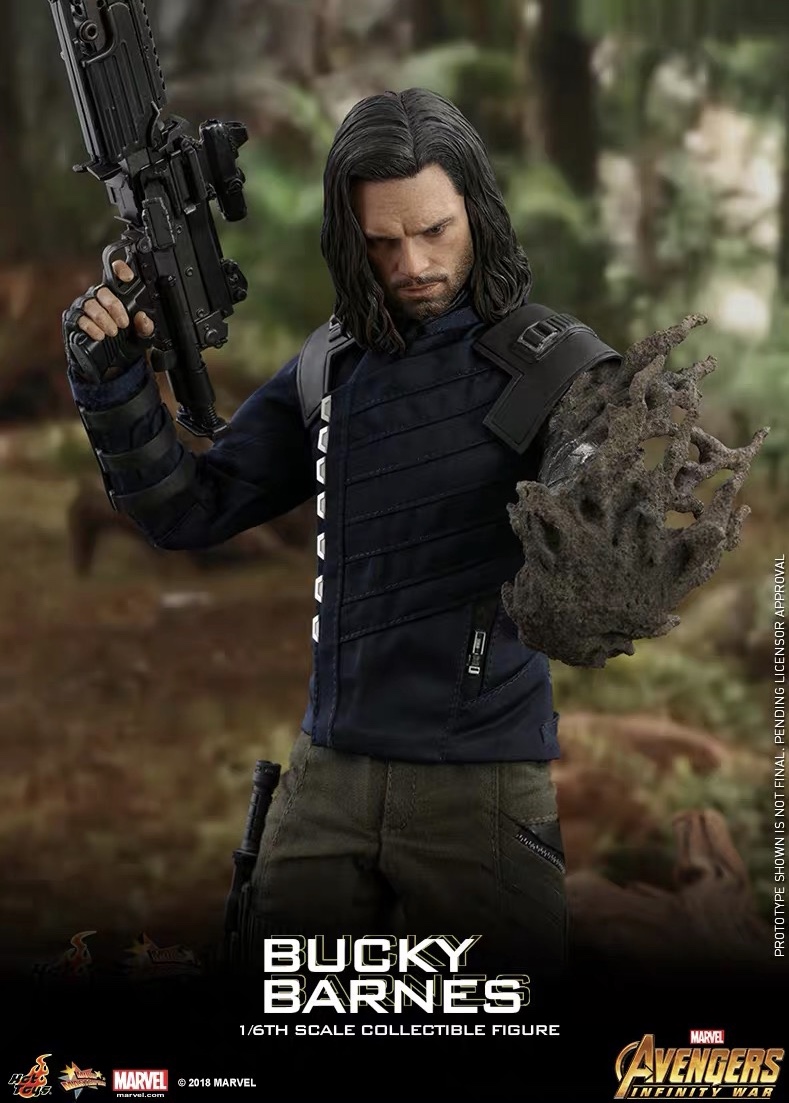 这丧心病狂的替换手,hottoys《复联3》冬兵人偶来了!