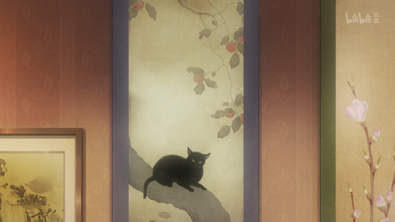 菱田春草《黑猫》