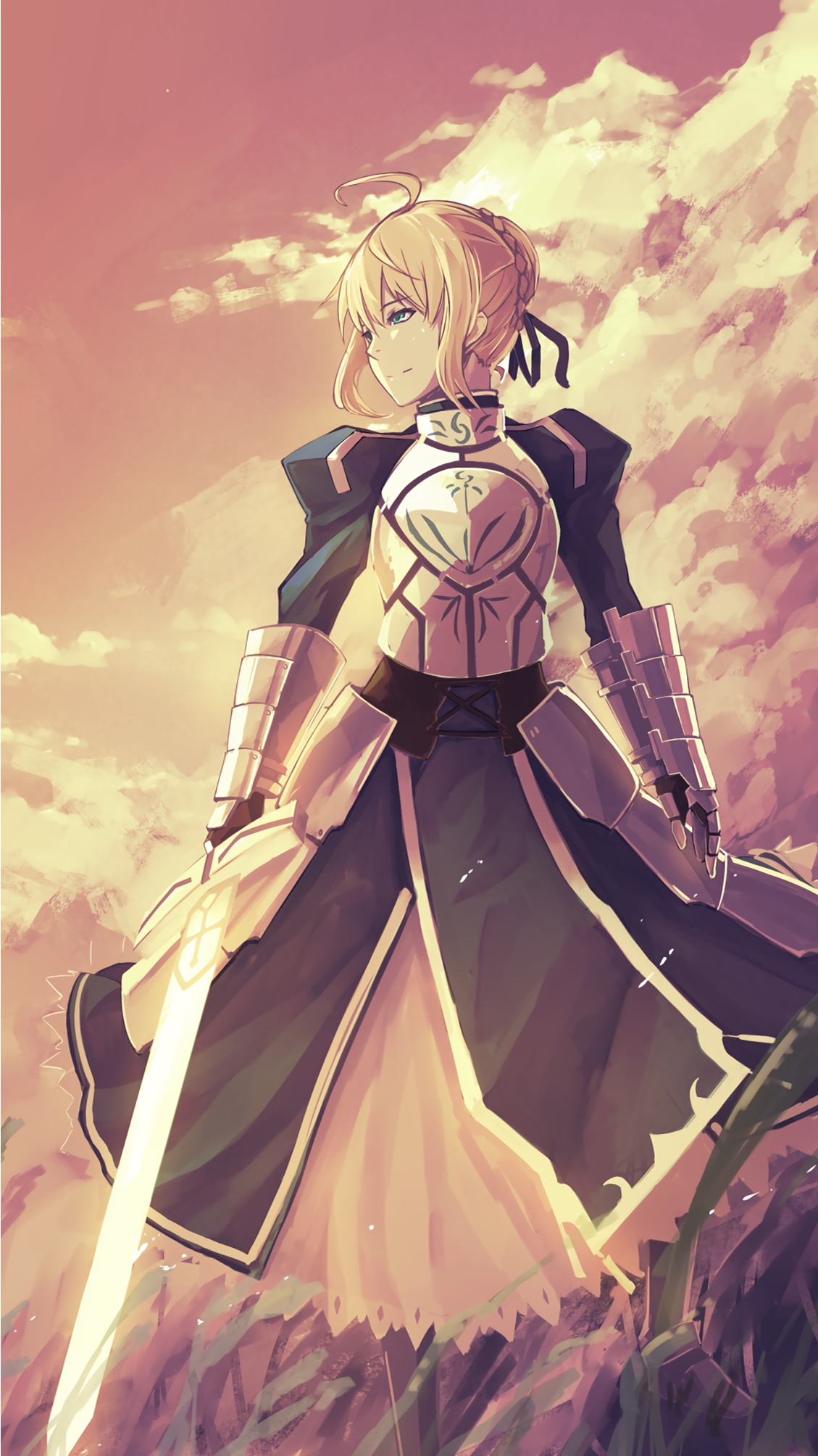 【手机高清壁纸裁剪】saber,光明磊落真挚下的不列颠之王05
