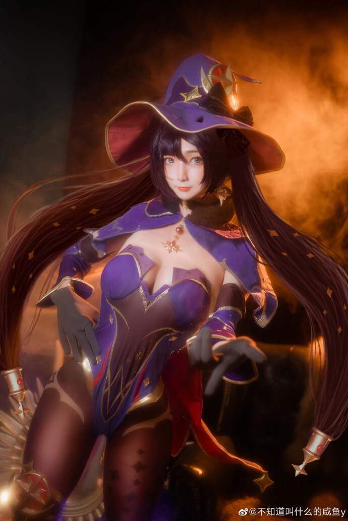 cos正片原神莫娜cos光影的迷幻cn不知道叫什么的咸鱼y