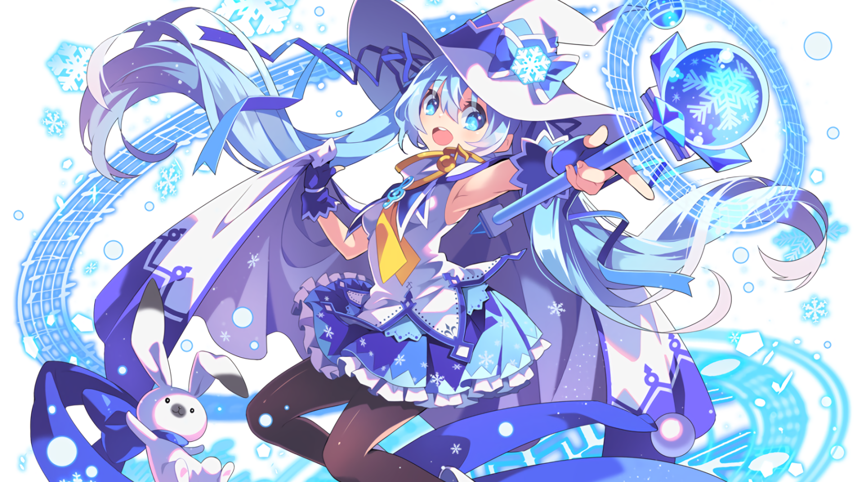 横屏裁剪冬夜不寒雪初音04