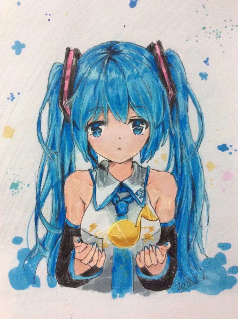 肤色只有那一种颜色t﹏t 新手画马克笔画还有很多不明白的地方, 投影