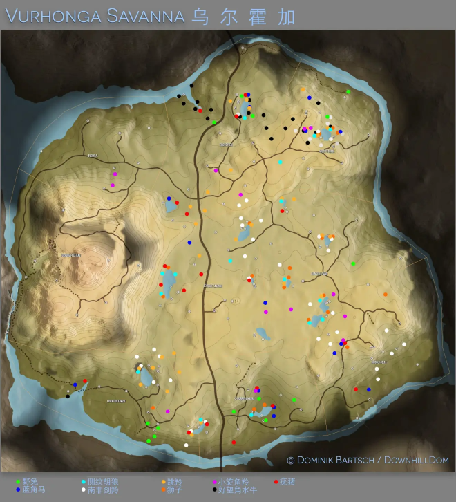 猎人荒野的呼唤全地图动物饮水区位置一览及技巧
