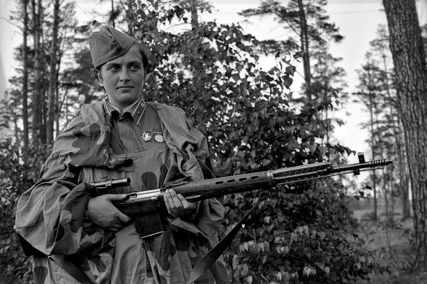 柳德米拉·巴甫利琴科,狙击手排名前十的女性