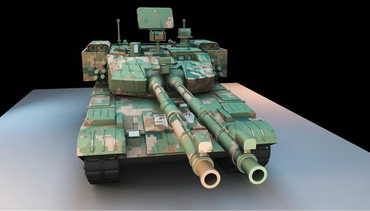 如果中国的现役最强坦克魔改成天启坦克会是个什么样子?|军武CG