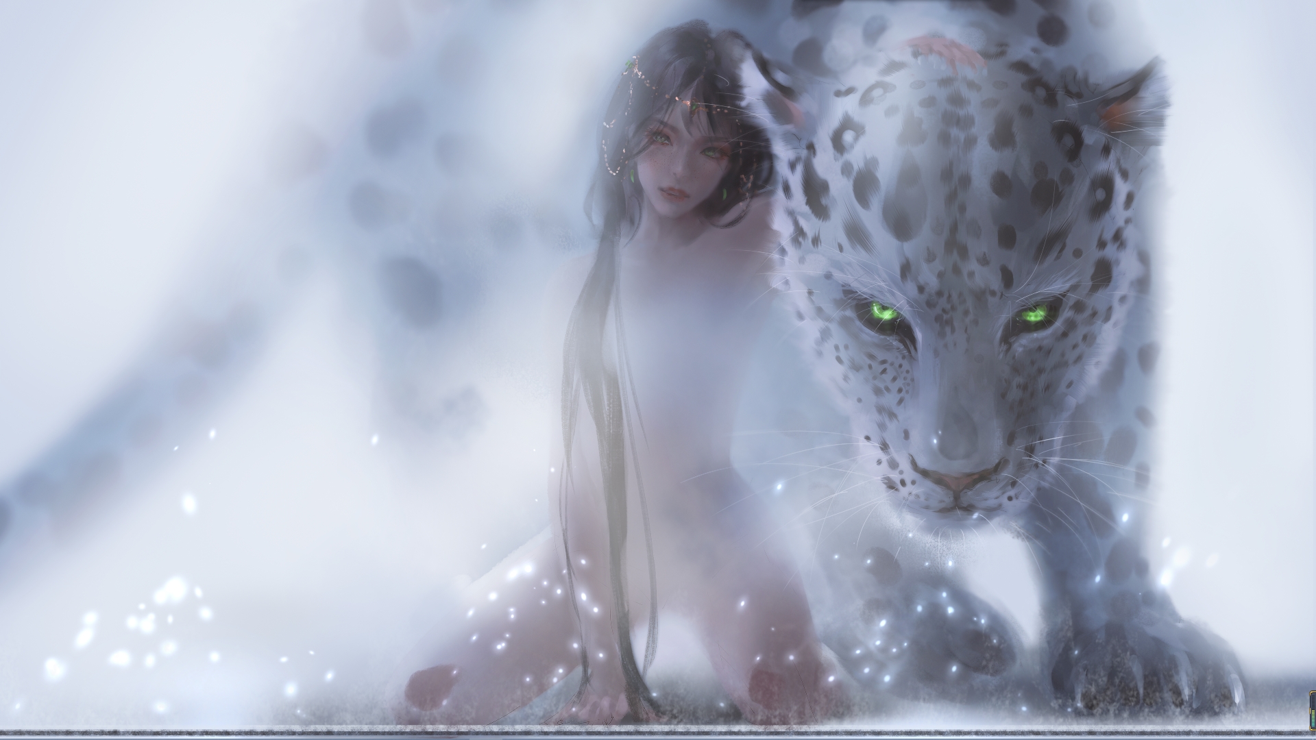 fantasy/woman 海琴烟别名冰公主,是漫画《鬼刀》的女主角,感兴趣的小