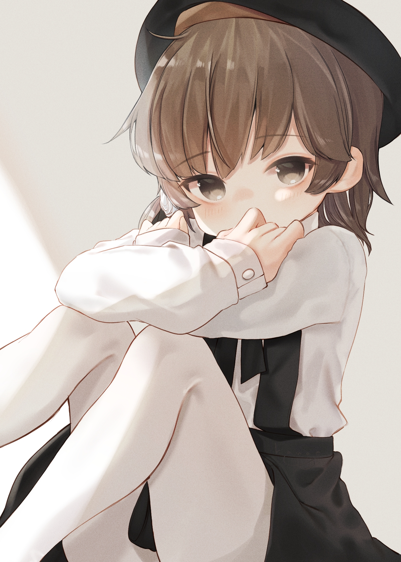 清纯又高雅-白丝女孩插画特辑