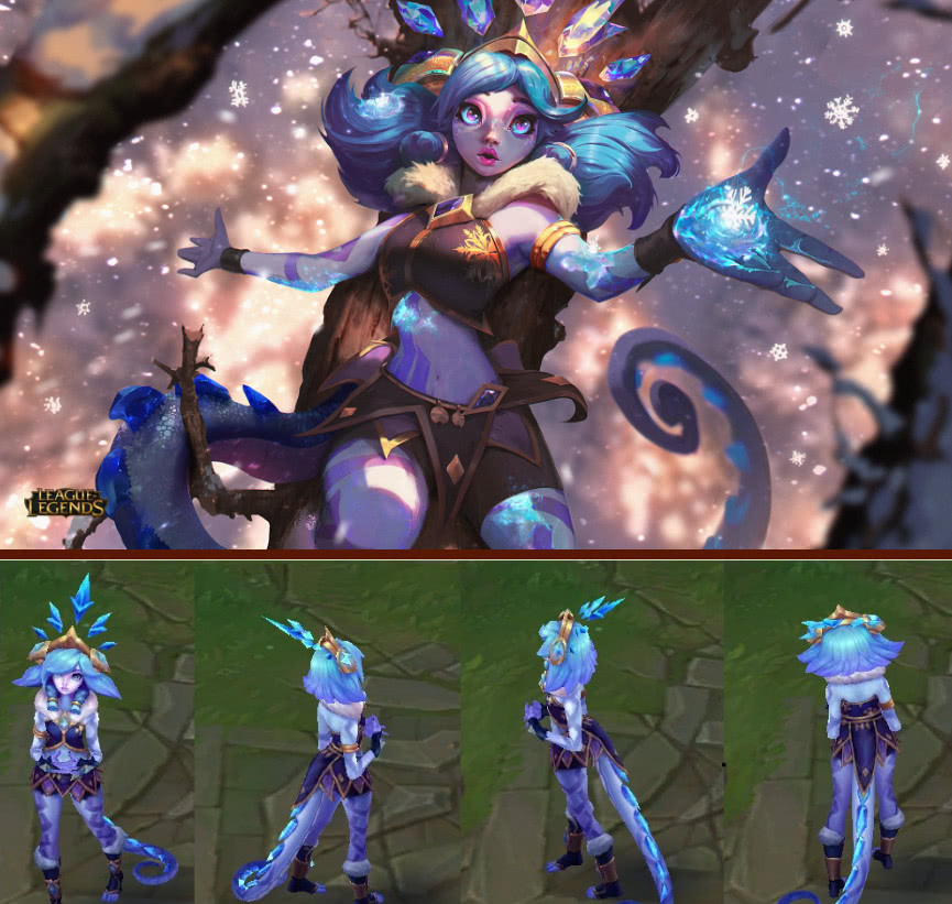 lol11月20号更新 七款新皮肤:新英雄妮蔻 皮肤冰雪节系列,至臻阿卡丽