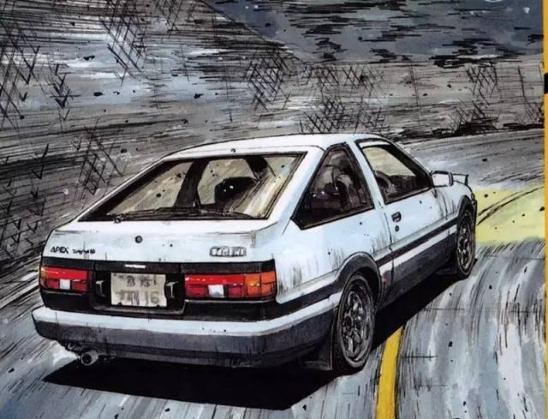 "吵闹小怪兽"藤原拓海ae86 头文字d车型详解第1期