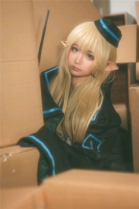 【cosplay】精灵耳朵可爱美女蠢沫沫