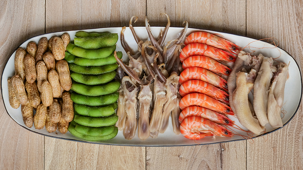 一家人就是要整整齐齐的香糟拼盘:香糟一切